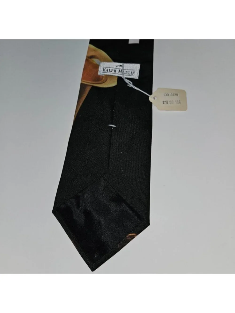 VTG NOS 1995 Ralph Marlin Saxophone Neck Tie Jazz Instrument 56